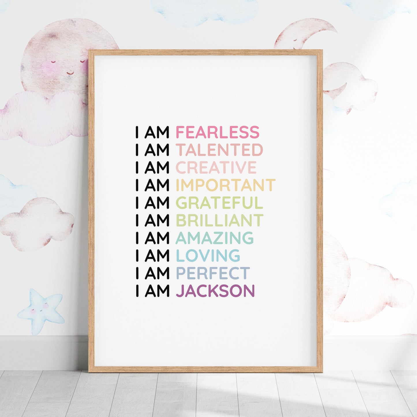 Magic Mindset Empowering ~ Wood Framed Print